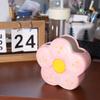 Multi-functional Ceramic Flower Shaped Vase Desktop Ornament Colorful Pen Container Makeup Brush Holder Storage Tank