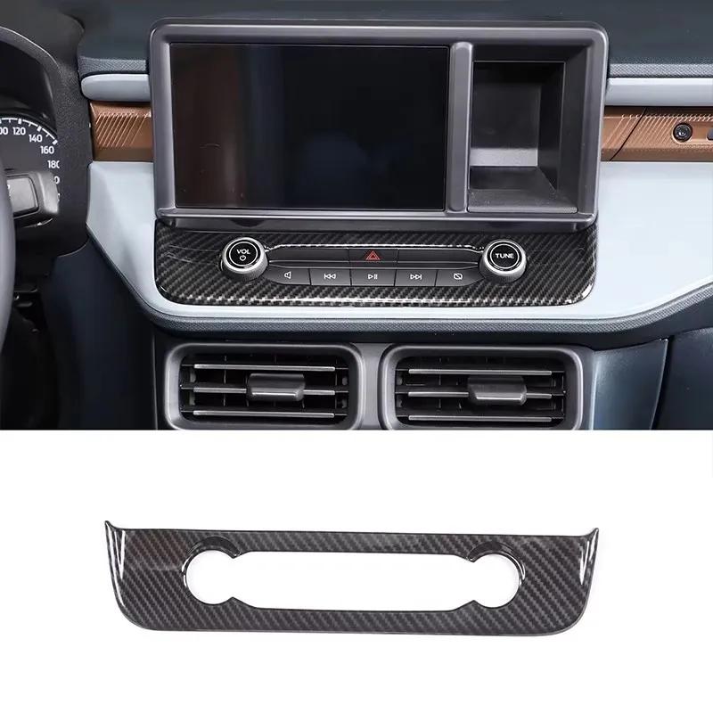 For Ford Maverick 2025-2025 ABS Carbon Fiber Car Central Control Interior Modification Decorative Sticker Car Accessories