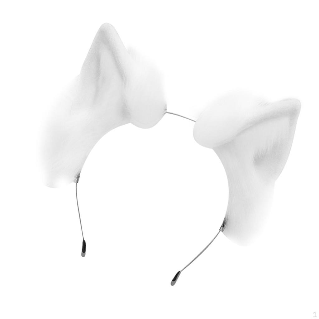 Cute Kitten Ears Headband Headwear Headdress Party for Cosplay, Christmas, Halloween