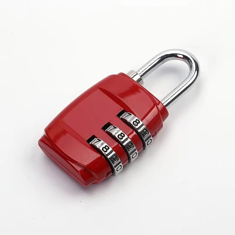

Tiny Combination Locks 3 Digit Easy Hold Travel Padlock Locker Code Lock Gym Backpack Padlock Safe Durable Durable