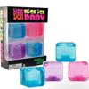 Needoh Teenie Nice Ice Cube Fidget Toys Mini4 Pack Set Slow Rebound Squishy Toys Stress Reliever Fidget For Party Favors Gifts=-