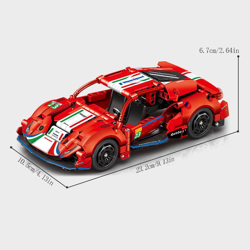Non-Toxic Sembo Racing Vehicle Assemblage Building Blocks Moc City Sports Car Model Bricks Car Construction Set For Children Halloween Gifts