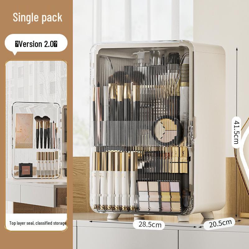 Haixing High-End Folding Cosmetic Storage Box - Lipstick & Makeup Organizer