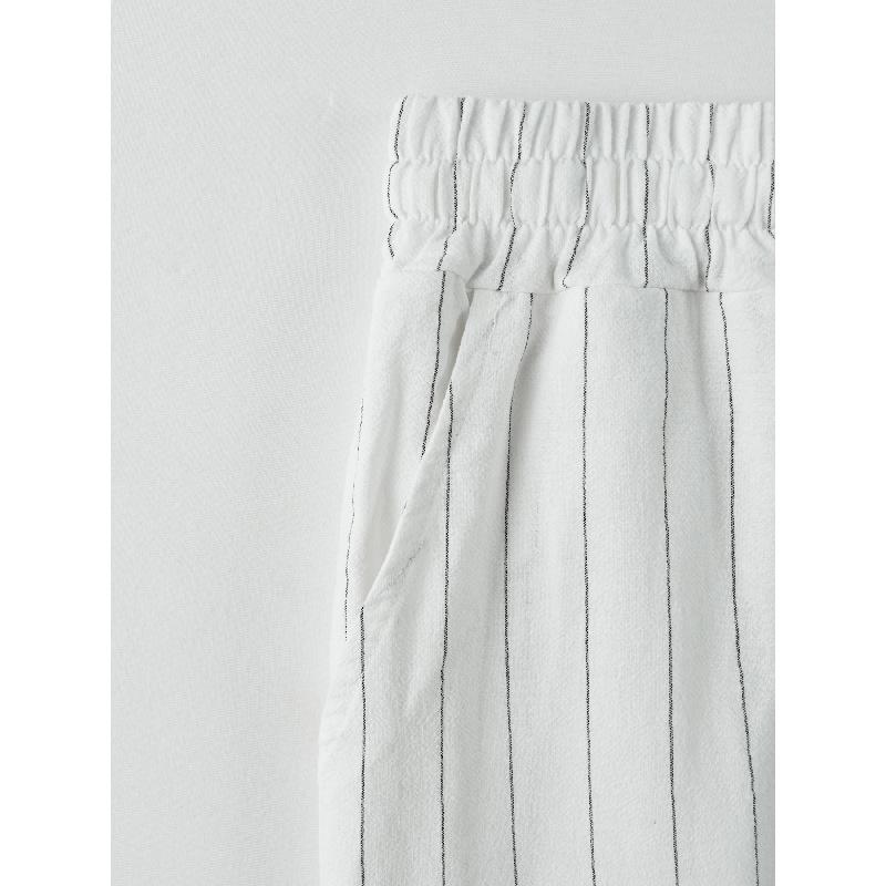 2026 casual versatile striped cotton-linen loose breathable fashion sports men's pants