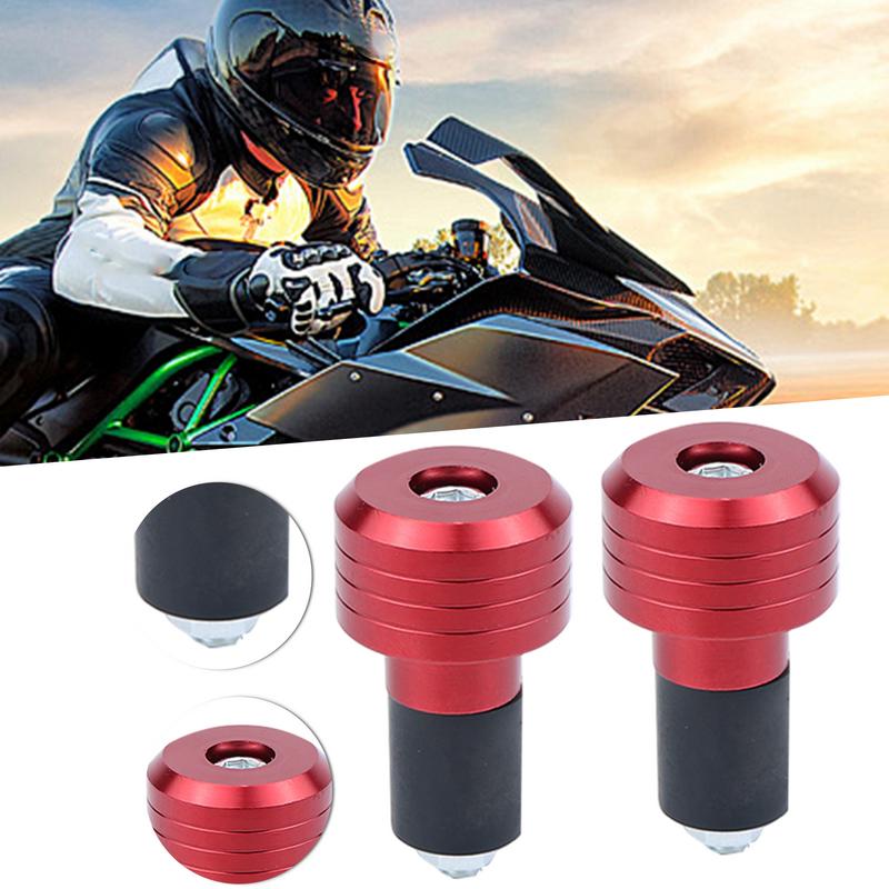 Motorcycle Bar End Plugs  Alloy Handlebar Grip End Caps Motorcycle Grip Ends Replacement Handle Bar Slider Caps Weight Plugs