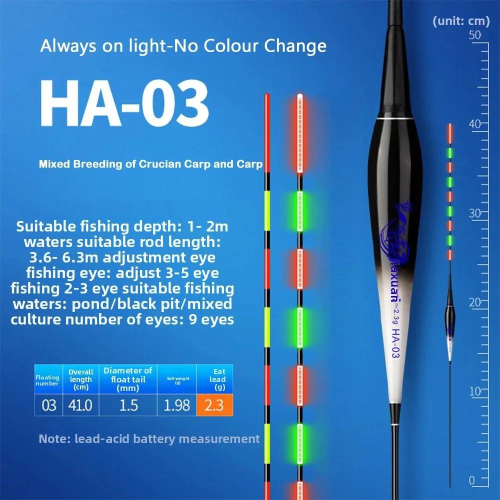 (No colour change)Electronic Fishing Float Eye-grabbing IndicatorLight Float Rock Fishing Floats Long Tail Night Fishing Buoy