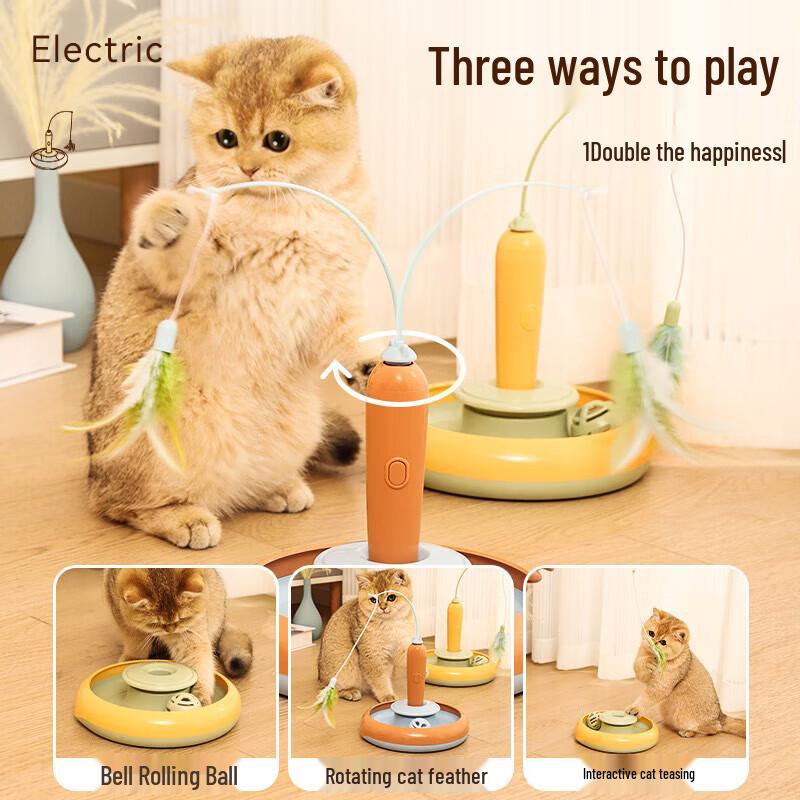 Hoopet Smart Electric Cat Turntable Toy