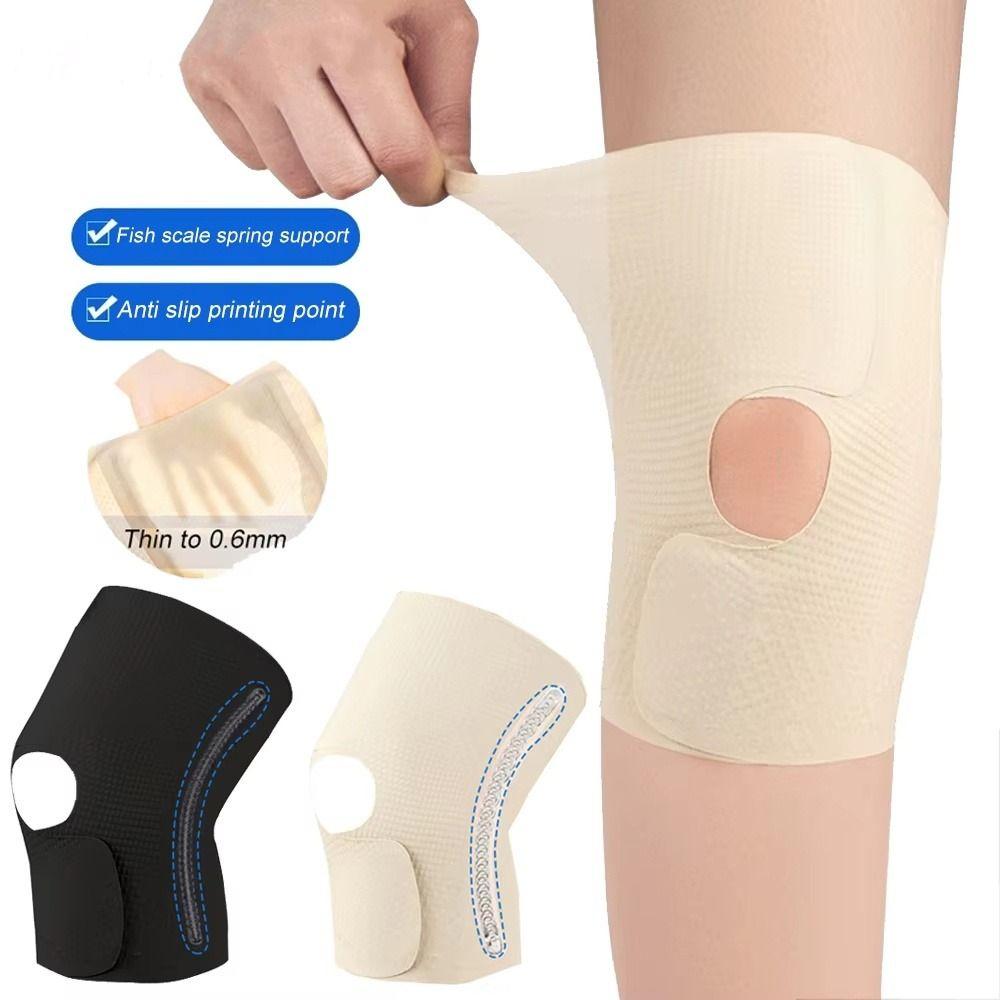 

Knee Support Compression Knee Sleeve Breathable Sports Knee Pads Knee Braces Basketball Football L чёрный