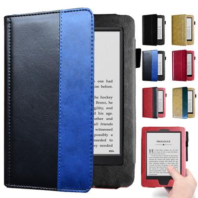 PU Leather e-Reader Protective Case Funda Flip Shell for Kindle Touch D01200