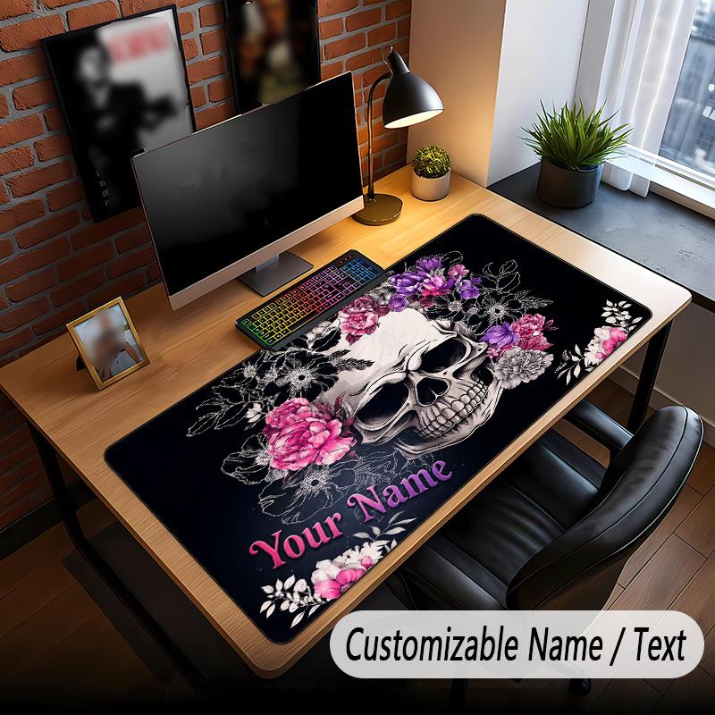 Decorative Artwork Theme Custom Mouse Pad Personalized With Name Text Customized Desk Mat For Office Home Decor