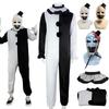 Art the Clown Kostium Cosplay Film Terrified 2 The Killer Clown Kombinezon Maska Kostiumy Halloweenowe Pełny Zestaw