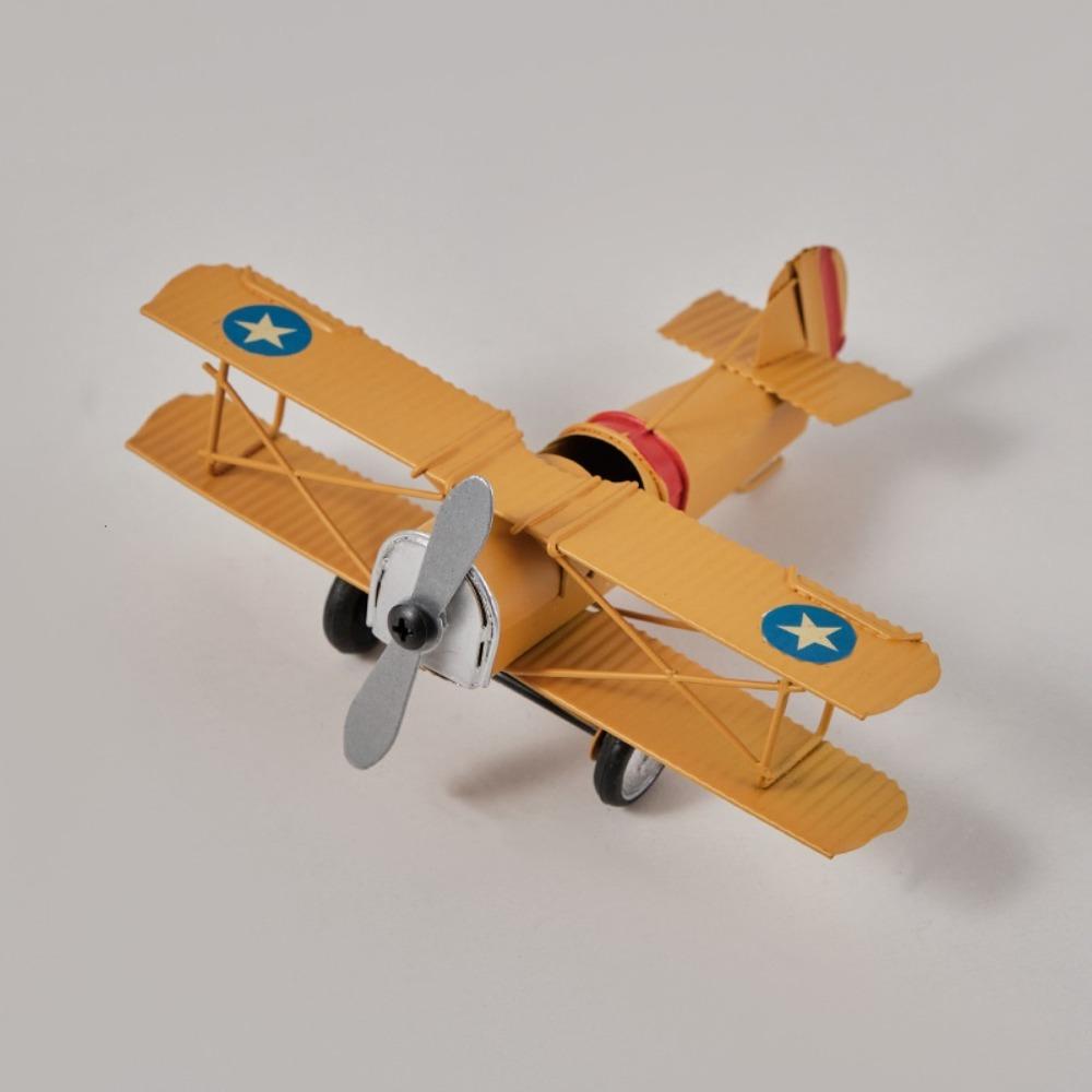 Handicraft Aircraft Ornaments Collection Metal Plane Models Vintage Airplane Model Photo Props