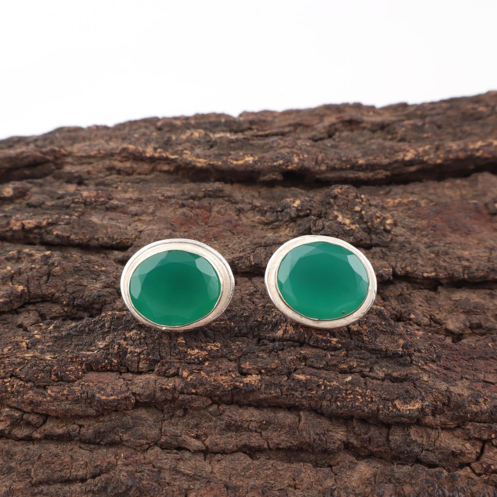 Green Onyx Pendant, 925 Sterling Silver Jewelry, Handmade Pendant Gemstone Jewelry Gift For Women