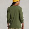 Polo Ralph Lauren SS23 Bear Print Crew Neck Long Sleeve T-Shirt Men Tops Military-Green MNPOTSH16820300-310