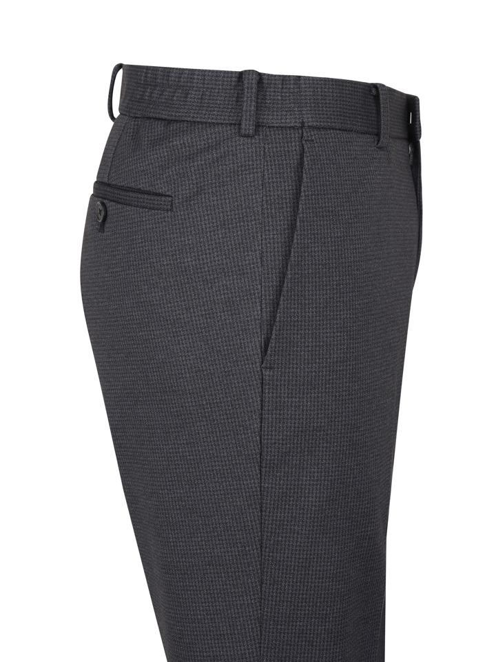 ZIOZIA Men'S Tapered Jersey Slacks_Charcoal