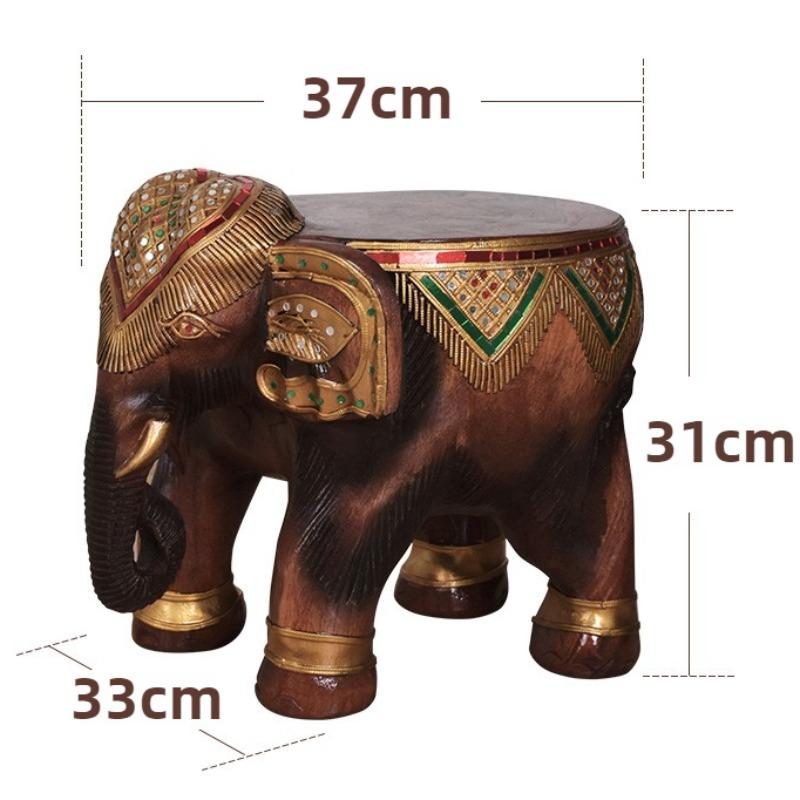 Elephant Shoe Changing Stool Wooden Children Stools Multifunctional Modern Living Room Stool Aesthetic Luxury Entrance Stools