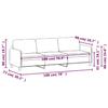Vidaxl 3-Seater Sofa, Light Grey, 180 Cm, Upholstered In Velvet