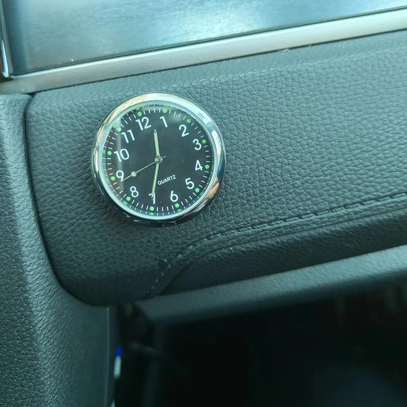 Automobile Air Outlet Dashboard Clock Stick-On Electronic Noctilucent Decoration Auto Ornament Car Accessories For Car