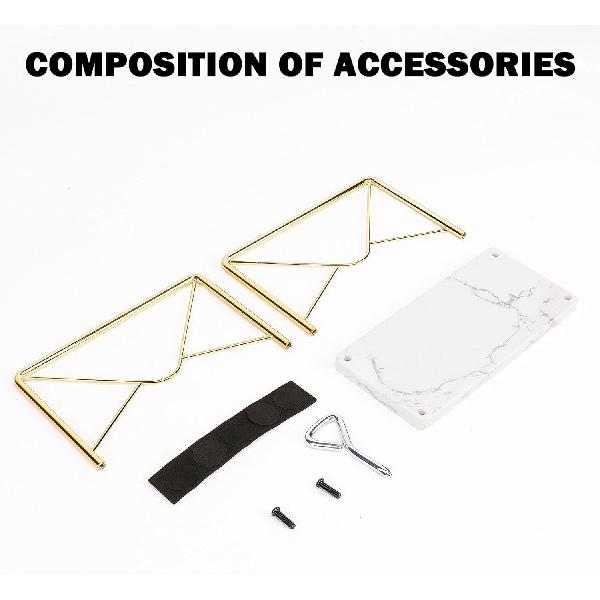 Modern Mail Holder for Home Office, Metal Letter Organizer Sorter for Desk, Cutout Mail Envelope Design, Bill Filling Paper Document Rack, Envelope