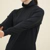 CHIQUITA [Spring 25] Light Turtleneck T-Shirt Black 251602Sbk