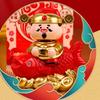 Yuanbao Design Nodding God of Wealth Ornament Automatic Nodding Car Ornaments  Car Gift