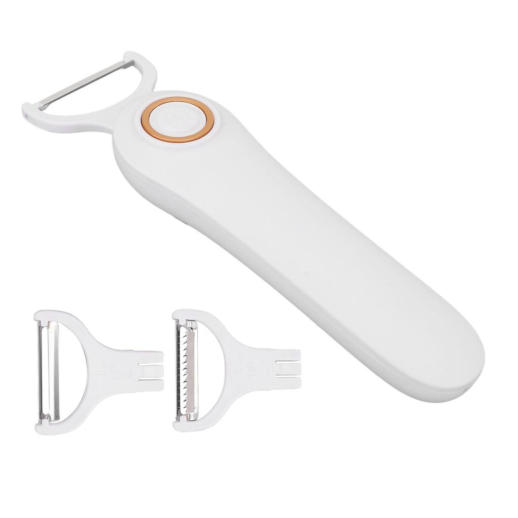 Obieraczka elektryczna Ręczna obieraczka USB do warzyw owocowych z 3 głowicami tnącymi do domu