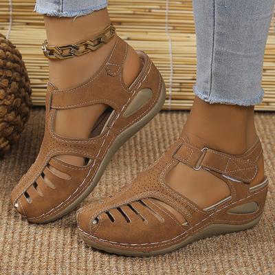 Damen Sandalen Schuhe Sommer Elegante Damen Sandalen Party Wanderschuhe Keilabsatz Damen Schuhe Retro Schuhe Damen Damen Sandale