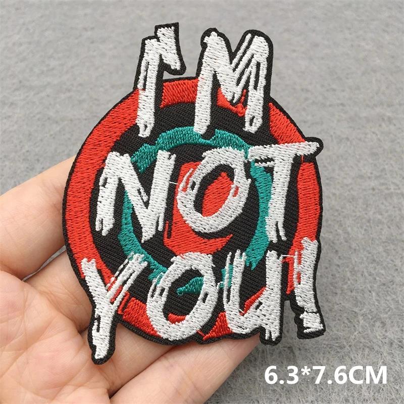 Cartoon Letter Patch Iron On Patches For Clothes Animal Embroidered Patches Funny Embroiderey Patch For Clothing Sewing Stickers