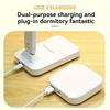 Foldable dual head LED eye protection study desk lamp