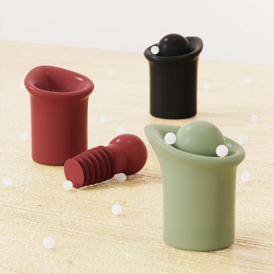 Silicone Wine Stopper Champagne Bottle Stoppers BPA-Free Reusable Wine Corks Leak Proof Wine Accessories