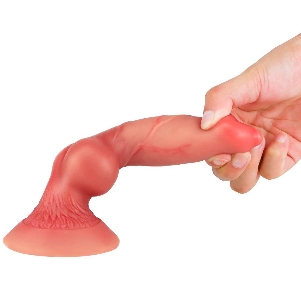 Liquid Silicone Dildo Super Realistic Large Thick Fake Penis Adult Sex Toy for Women