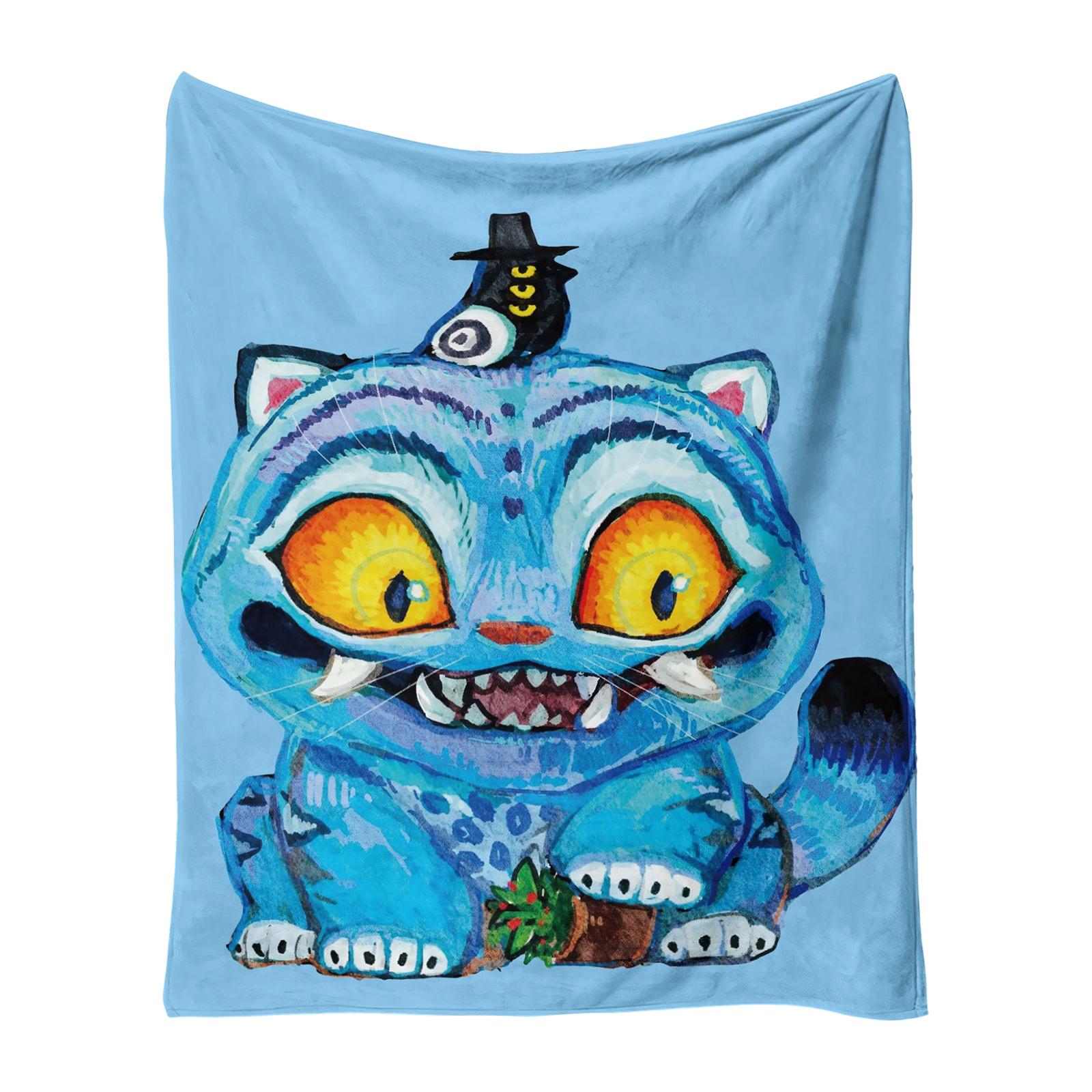 

70 * 100cm Anime Peripheral Printed Warm Blanket One Size