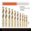 Cobalt Stainless Steel Twist Drill Bit Set for Metal, Aluminum, and Angle Iron