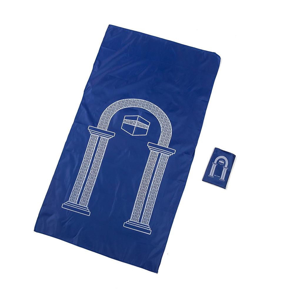

Portable Prayer Rug Kneeling Poly Mat for Muslim Islam, Waterproof Carpet with Bag, 100x55cm 100x55cm