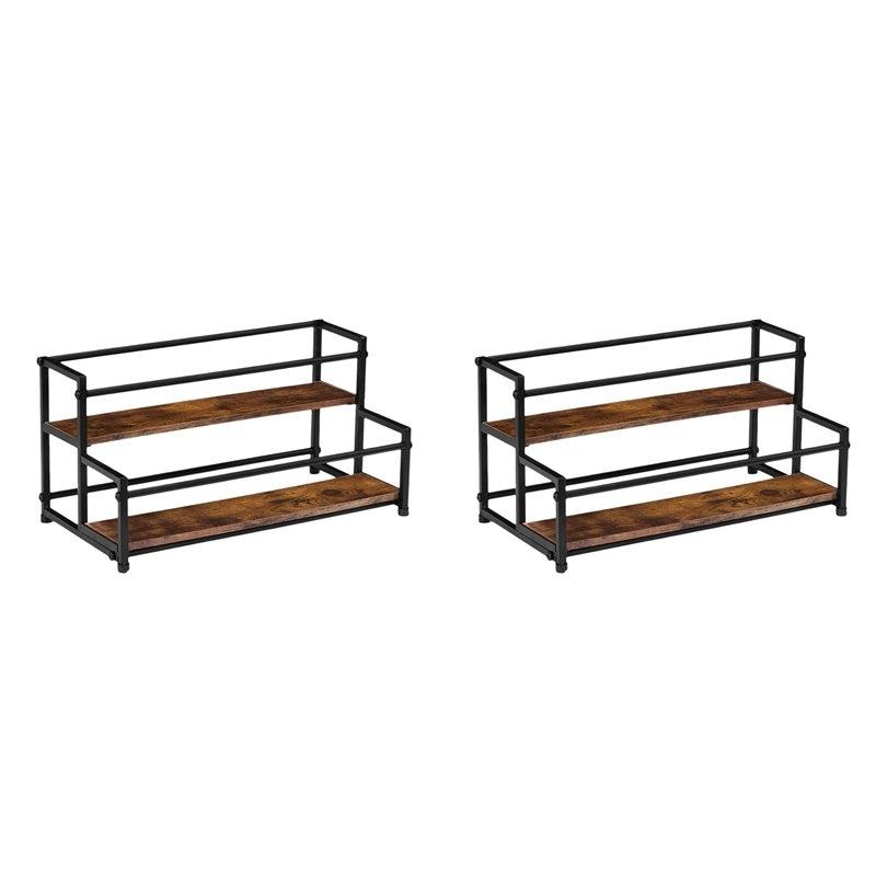2X Coffee Syrup Organizer, 2-Tier 10