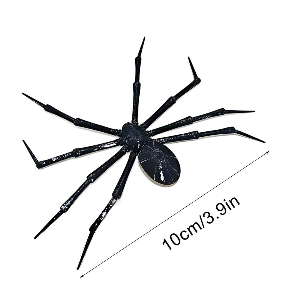 Flexible Plastic Realistic Spiders Fridge Magnet Ornament for Kitchen Refrigerators Bulletin Boards and Personalizations