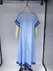 2025 Temperament Short Sleeve Bow Pocket Maxi Dress