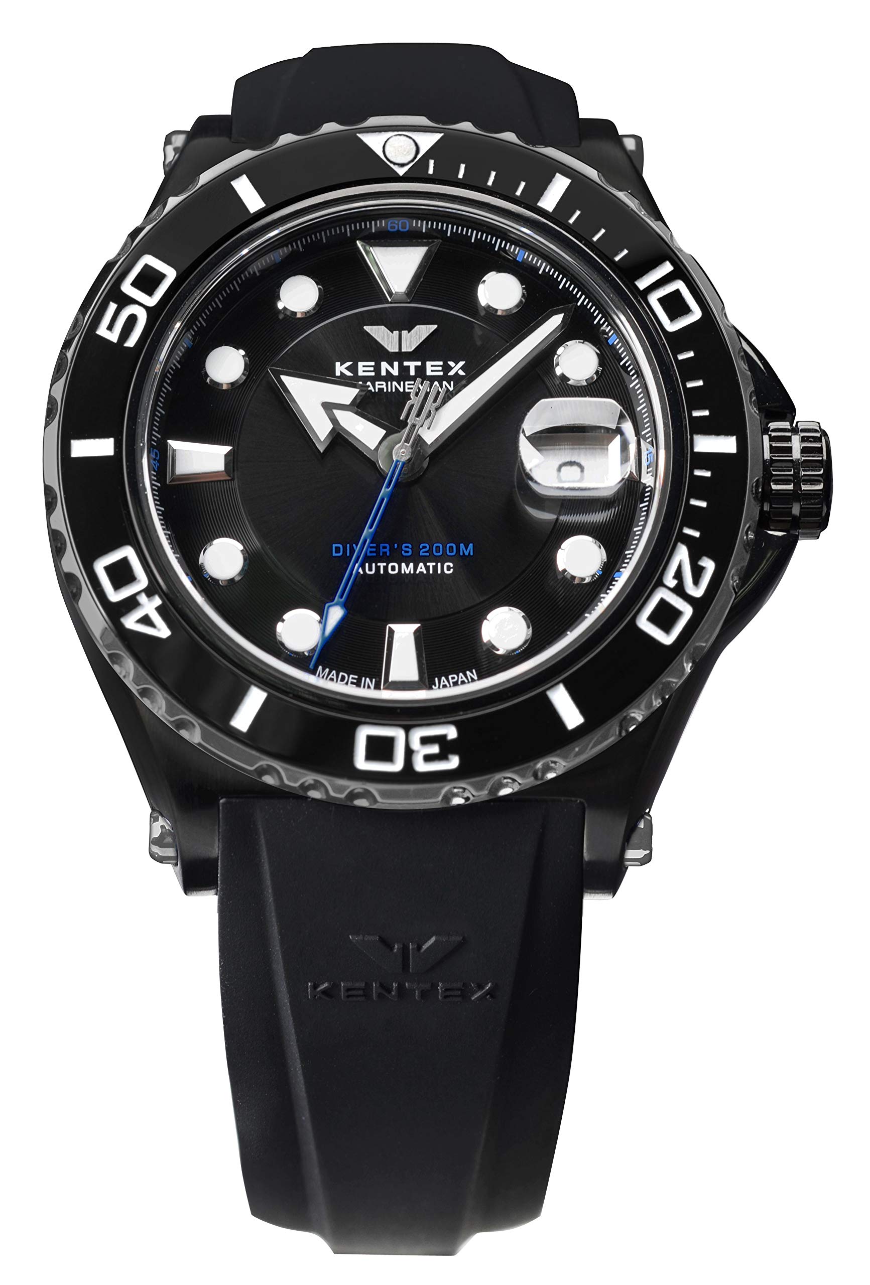 

Механічний автоматичний годинник 200M Waterproof Marineman Seahorse II Divers Black [KENTEX] S706M-23 Men s