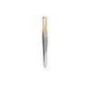 Donegal Slanted Gold Cosmetic Tweezers (9723)