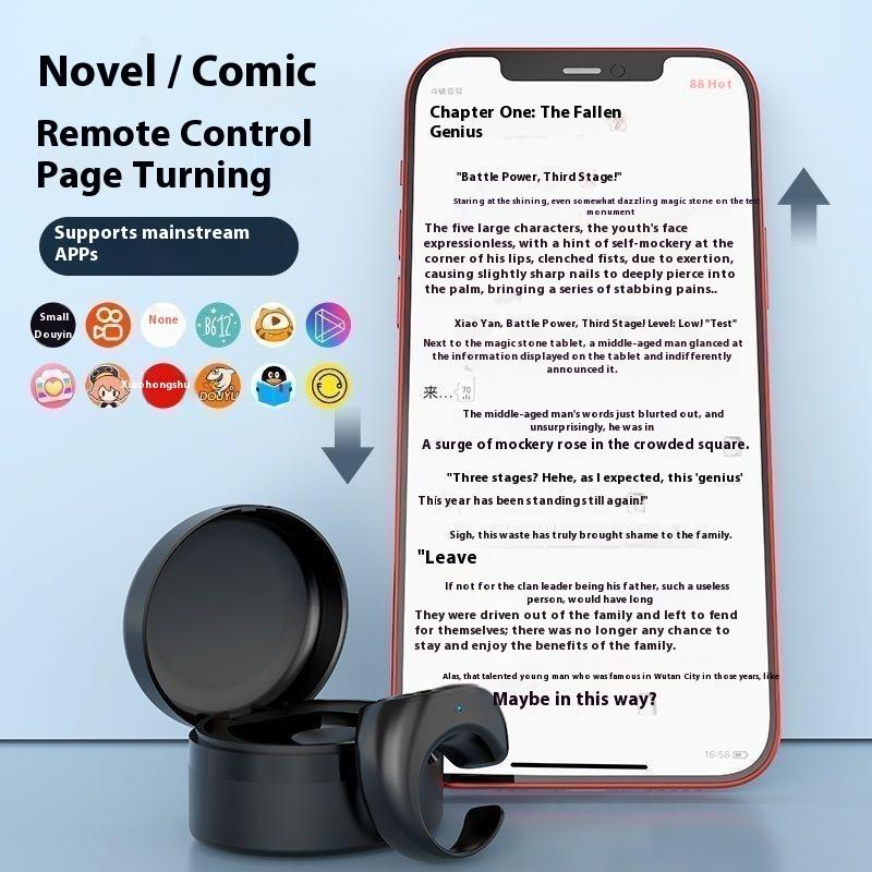 Brush the Douyin remote control new novel Bluetooth page turner mute like lock screen cut song