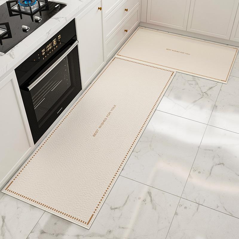 Kitchen Floor Mat Waterproof Non-slip Pvc Carpet Leather Mats Oil-proof Anti-slip Area Rug Home Decoration Alfombra De Cocina