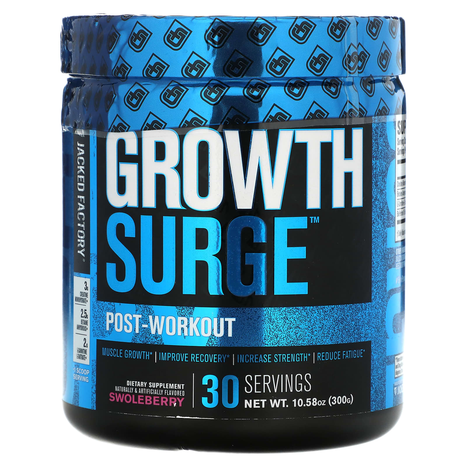 

Jacked Factory, Growth Promotion, Post-Workout, Swirlberry, 300 g (10.58 oz)