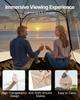 Pop up Sports Tent, 1.83x1.83 m Clear Bubble Tent for 2-4 Persons, Waterproof Outdoor Pod with Floor Mat & Top Cover, Garden Igloo Dome Tents Camping