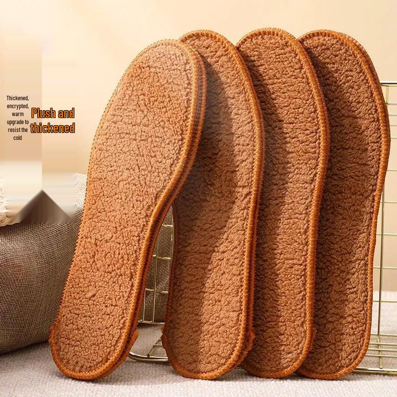 

Unisex Winter Faux Rabbit Fur Insulated Breathable Insoles 44