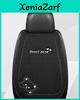Little Bear Pattern Rear Seat Pad With Nonslip Design And Soft Linen Fabric For Comfortable Driving Experience
