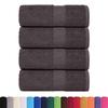 VidaXL Guest Towels 4 Pcs Anthracite 30x50cm 360g/m² 100% Cotton, Towel, Face Towel, Set of 136678