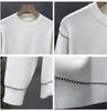Men's Korean Style Contrast Stitch Knit Sweater - Autumn/Winter Trend 2025