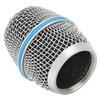 Microphone Ball Head Mesh Grill Inner Foam Filter Stainless Steel Grille Mic Ball Head Replacement for Beta87A