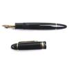 Excellent MONTBLANC Fountain Pen Meisterstück 149 White Star Black Gold 18K Mens Used