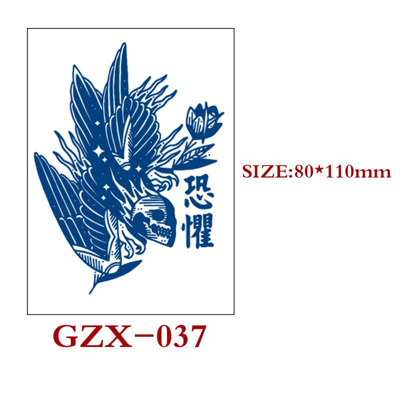 Herbal Semi-Permanent Tattoo Sticker, Semi-Permanent Tattoo Sticker, Waterproof, Sweat-Proof Tattoo